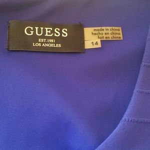 Blue Midi  Guess Dress size 14